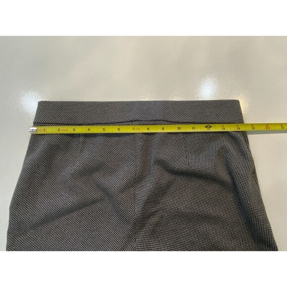 Theory Black and White Cropped Pull On Pant Ankle Crop Size M Women's - Picture 8 of 9